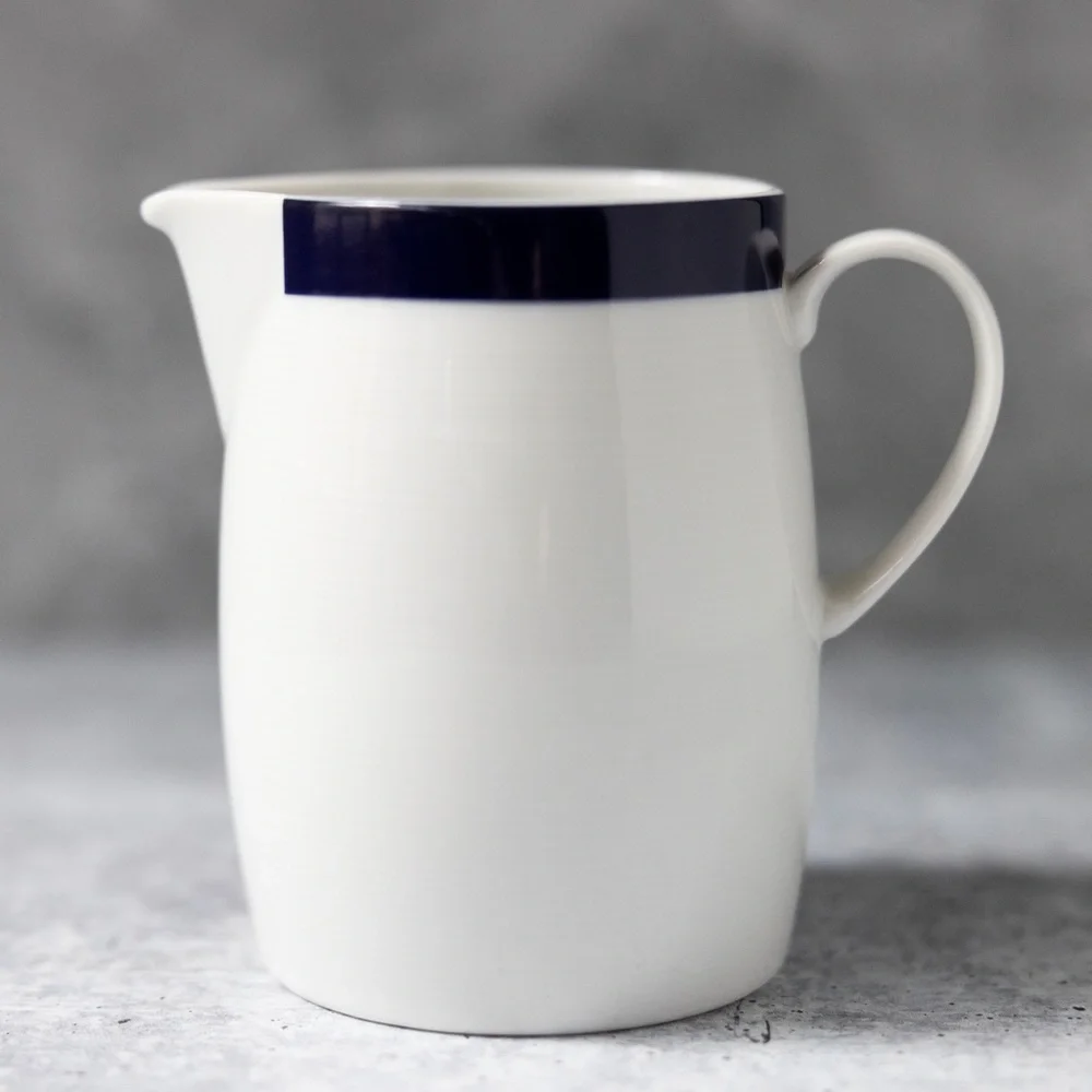 Crate & Barrel Archive Blue White Creamer Kathleen Wills Japan 2007